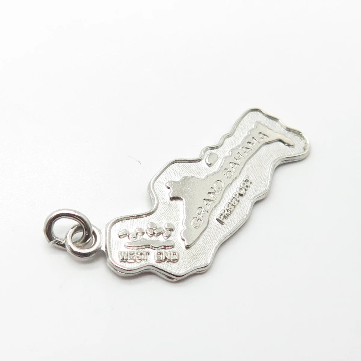 925 Sterling Silver Vintage "Grand Bahama" Island Pendant