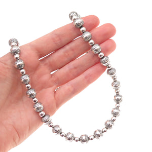 Carolyn Pollack AW Old Pawn 925 Sterling Vintage Navajo Pearls Necklace 22-24"