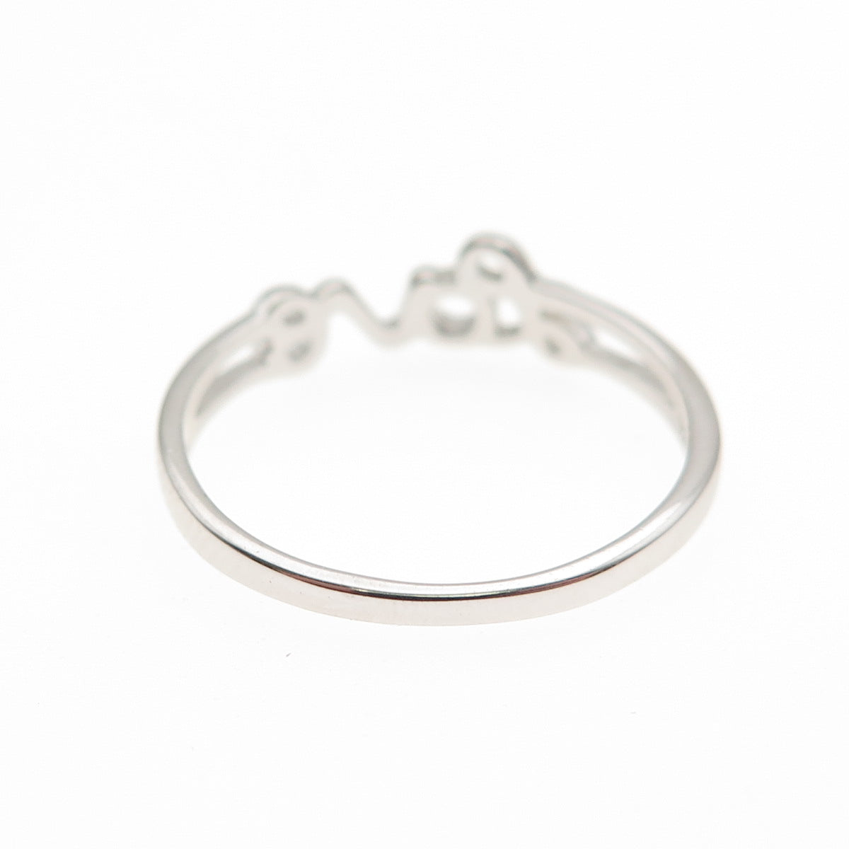 925 Sterling Silver Love Ring Size 7