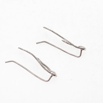 Jezlaine 925 Sterling Silver Vintage Snake Earrings