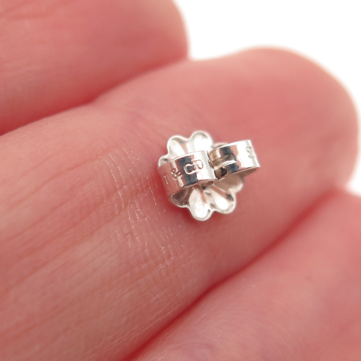 Tiffany & Co. 925 Sterling Silver Vintage HardWear 10mm Ball Stud Earrings