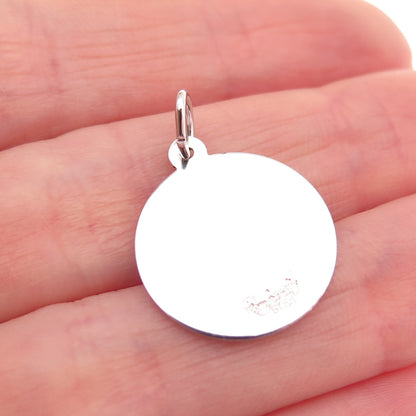 Rembrandt Sterling Silver Vintage Bermuda Traffic Controller Mini Charm Pendant