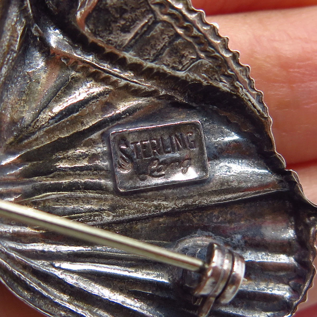 925 Sterling Silver Antique Lang Ballerina Dancer Girl Pin Brooch