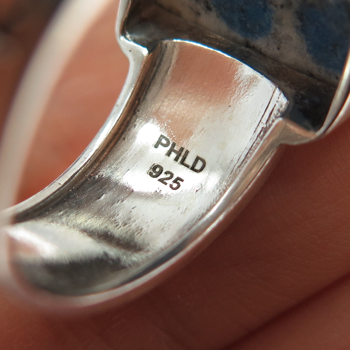 PHLD PlayHardLookDope 925 Sterling Silver Real K2 Jasper Ring Size 10.5