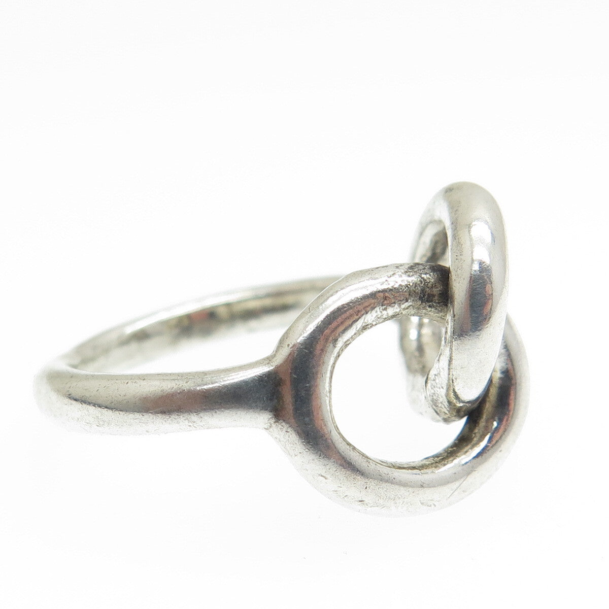 MMA Metropolitan Museum of Art 925 Sterling Vintage Interlocked Ring Size 6.75