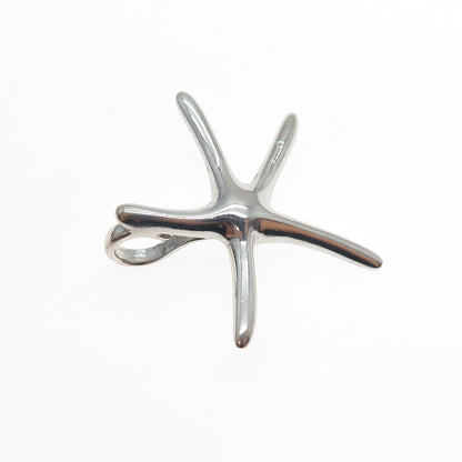 ANNIKA WITT 925 Sterling Silver Vintage Starfish Slide Charm Pendant