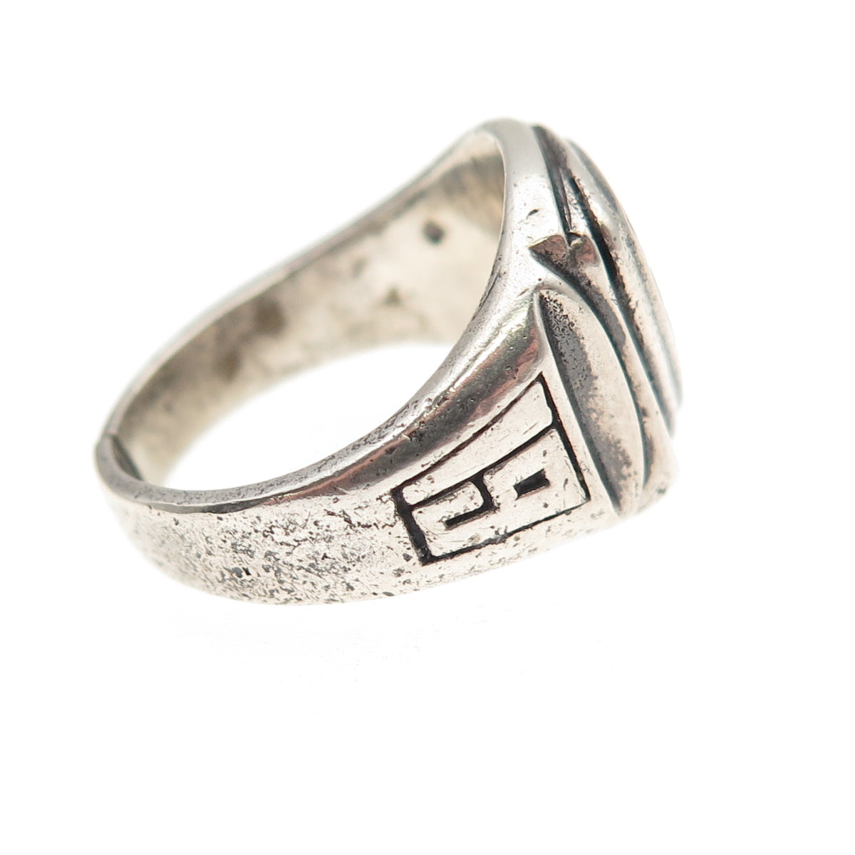 925 Sterling Silver Vintage 1962 Enamel Boody JH School Ring Size 7
