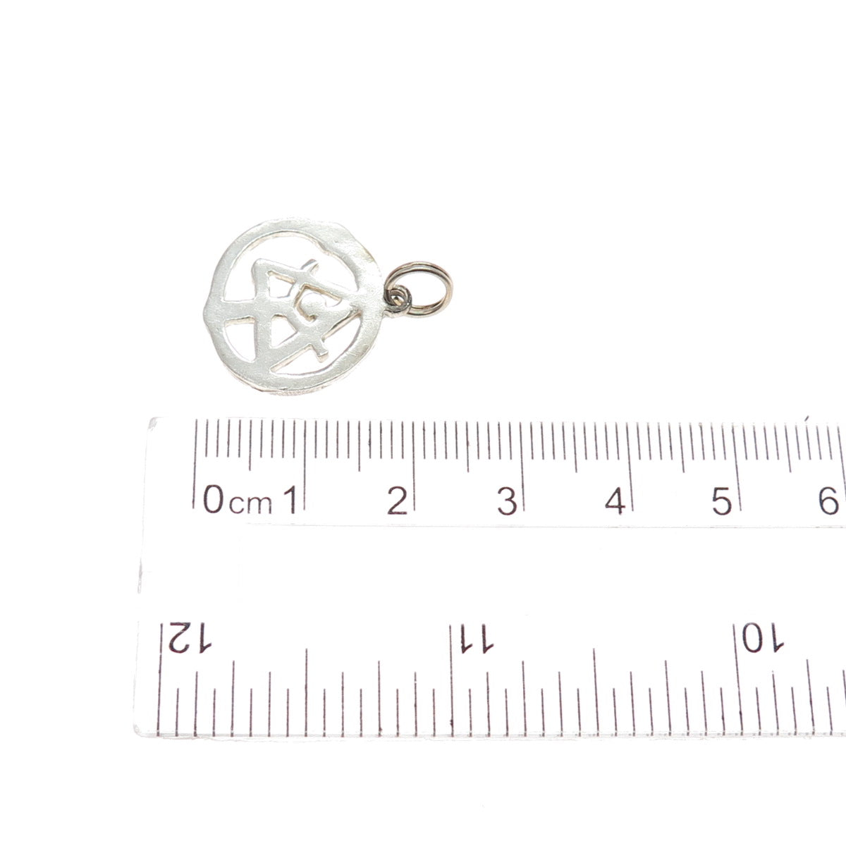 925 Sterling Silver Vintage Ancient Order Of Druids Charm Pendant