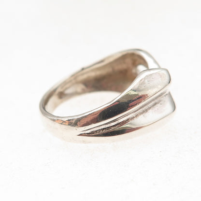 925 Sterling Silver Vintage Ichthys Religious Ring Size 6