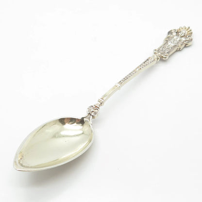 800 Silver Antique Demitasse Tribal God Spoon