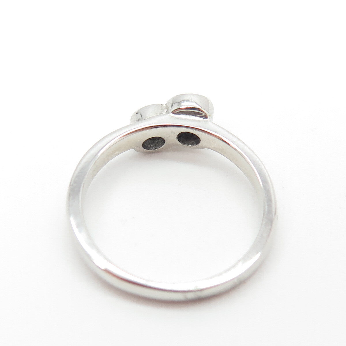 925 Sterling Silver Round-Cut C Z Ring Size 5.75