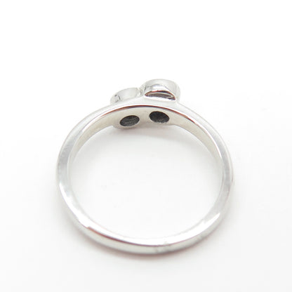 925 Sterling Silver Round-Cut C Z Ring Size 5.75