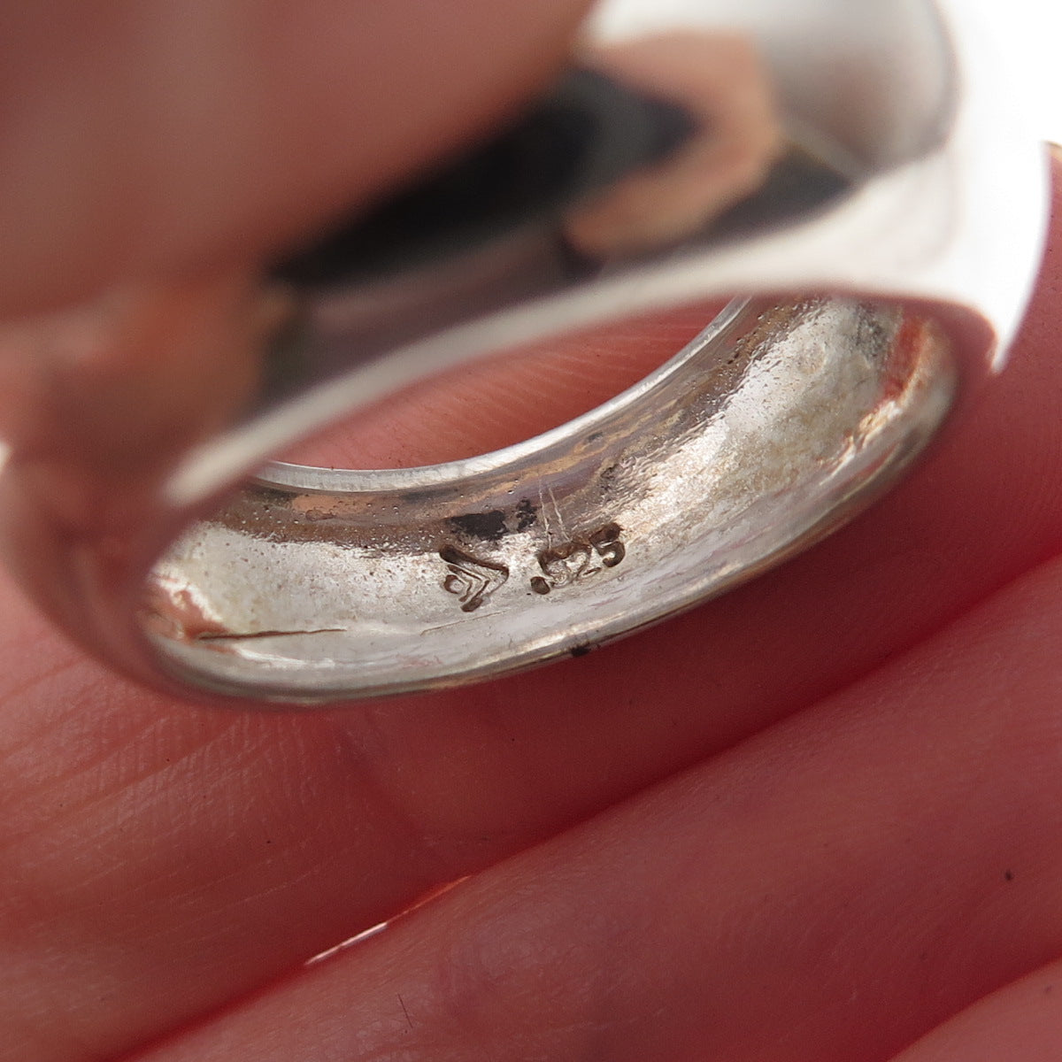 Silpada 925 Sterling Silver Vintage Modernist Dome Ring Size 9.25
