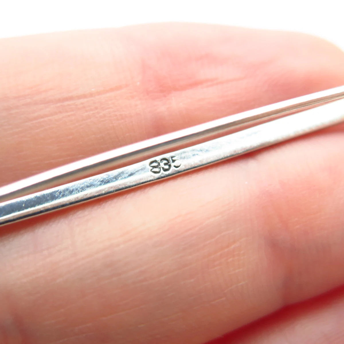 835 Silver Vintage Golf Club Pin Brooch