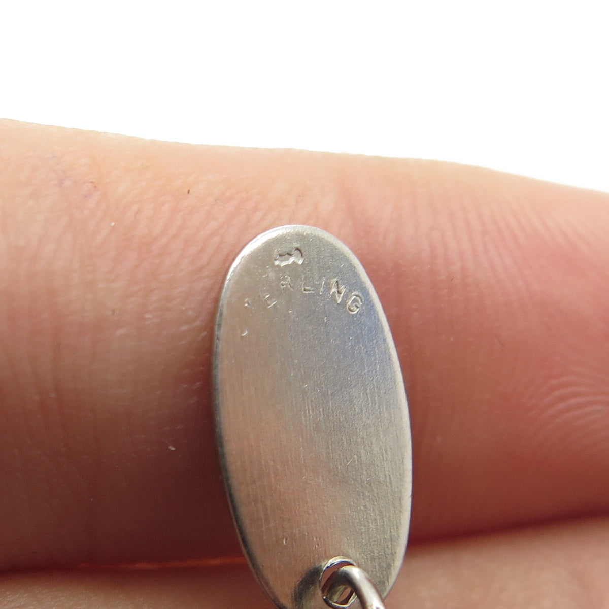 925 Sterling Silver Antique Art Deco Hawaii Canoe Minimalist Charm Pendant