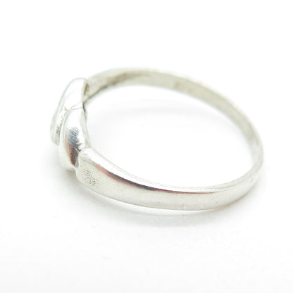 925 Sterling Silver Vintage Arrow Heart Ring Size 6.5