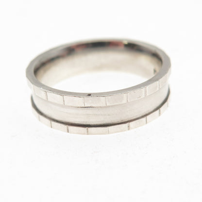 925 Sterling Silver Band Ring Size 7.75
