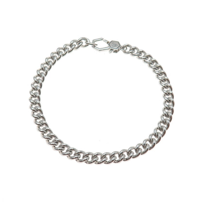 VY Jewelry 925 Sterling Silver Cuban Link Bracelet 7.75"