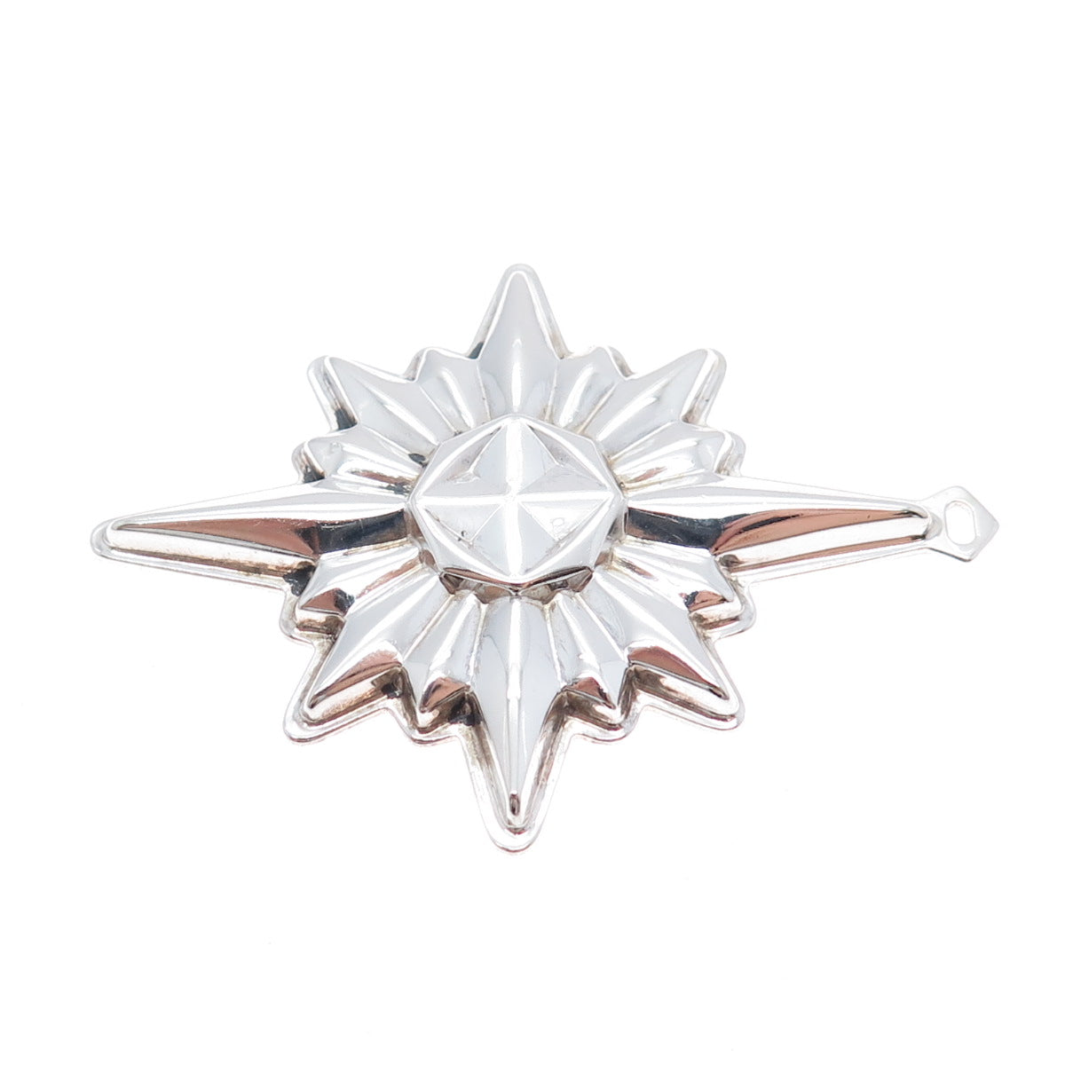 REED & BARTON 925 Sterling Silver Vintage 1978 Christmas Star Ornament