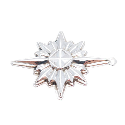 REED & BARTON 925 Sterling Silver Vintage 1978 Christmas Star Ornament