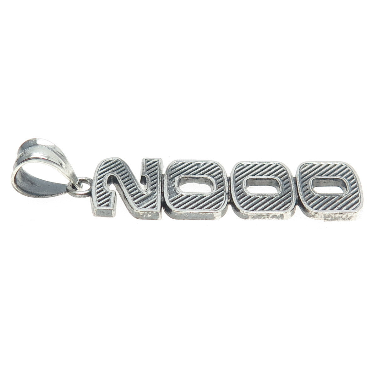 925 Sterling Silver "2000" Pendant