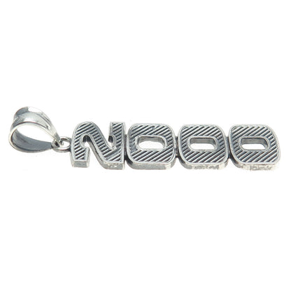925 Sterling Silver "2000" Pendant