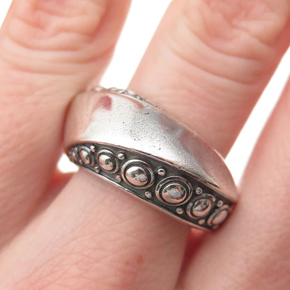JAI by John Hardy 925 Sterling Silver Modernist Oxidized Ring Size 8.25