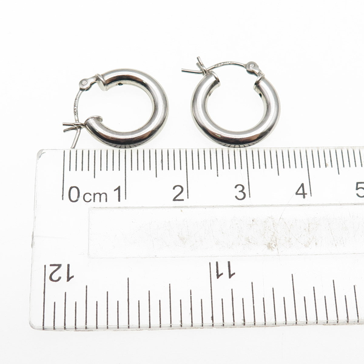 925 Sterling Silver Hoop Earrings