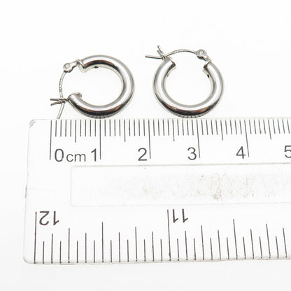 925 Sterling Silver Hoop Earrings