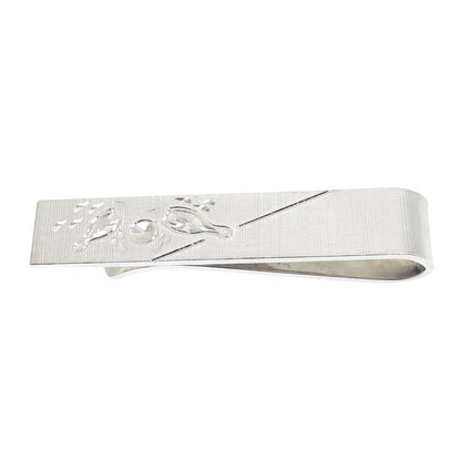 WELLS 925 Sterling Silver Vintage Bowling Tie Clip