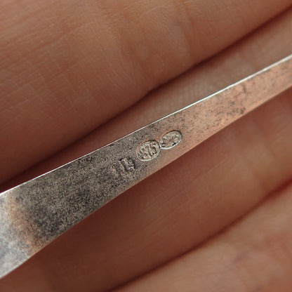 875 Silver Antique Art Deco Estonia Salt & Spices Spoon