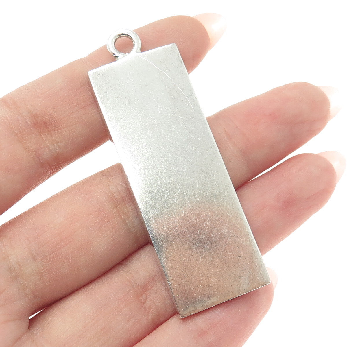 925 Sterling Silver Vintage 1977 L&N Birmingham Bar Pendant