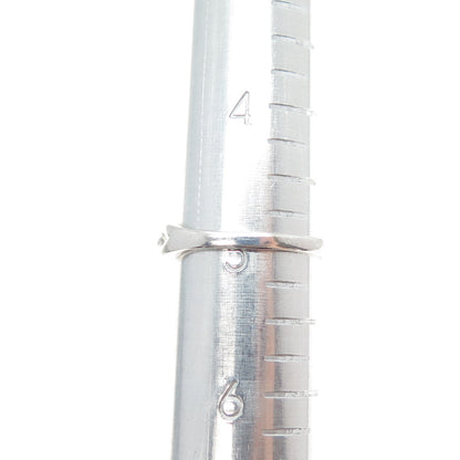 925 Sterling Silver Round-Cut Lab-Created Ruby & White Topaz Ring Size 5