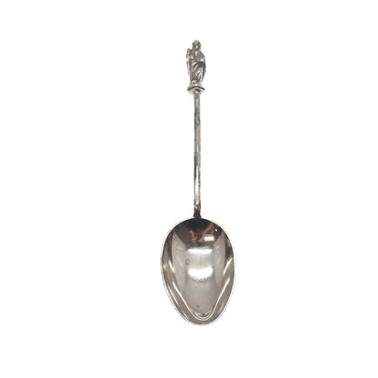 WILLIAM HUTTON & SONS Sterling Silver Antique 1897 London Apostle Coffee Spoon