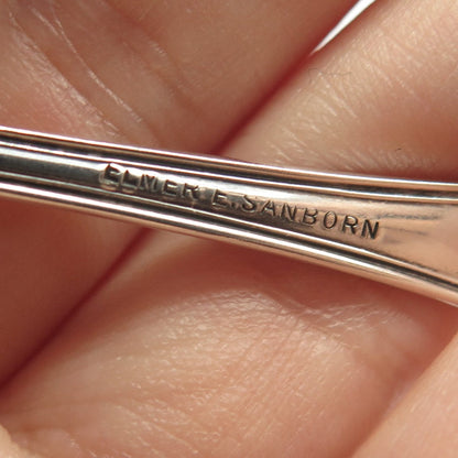 925 Sterling Silver Antique Gorham Elmer E. Sanborn Claremont Demitasse Spoon