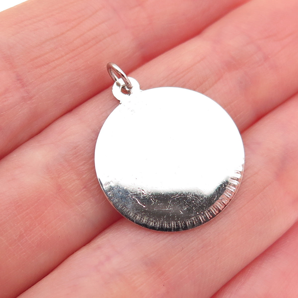 925 Sterling Silver Vintage Happy Birthday Cake Mini Charm Pendant