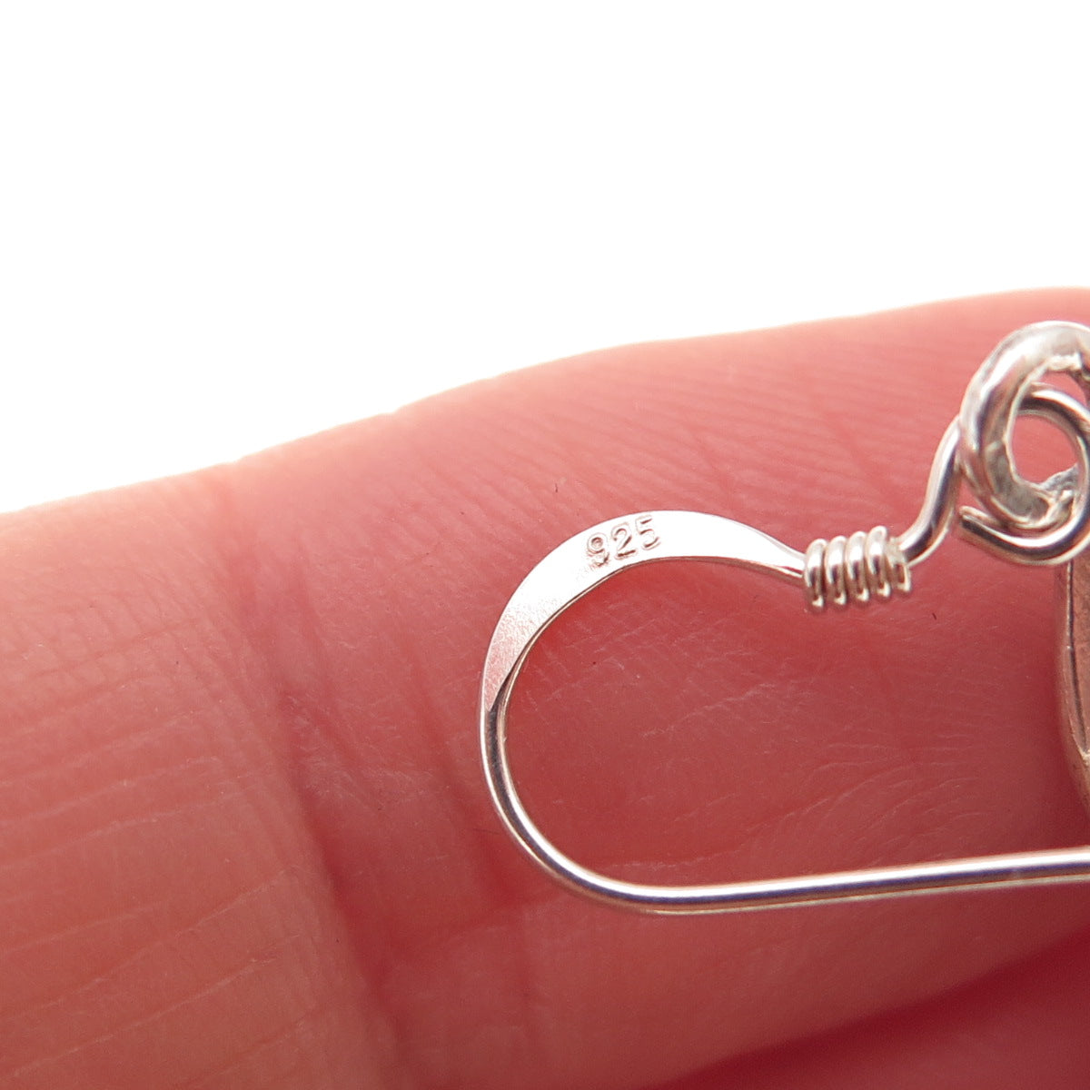 925 Sterling Silver Vintage Irish Claddagh Oxidized Dangle Earrings