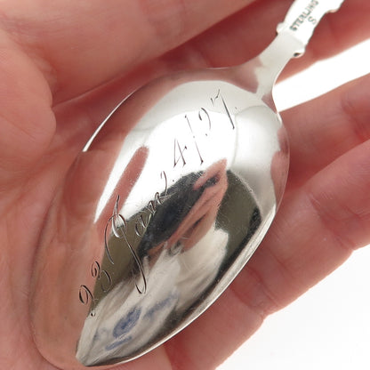 Shepard 925 Sterling Silver Antique Art Deco Missouri State Coffee Spoon