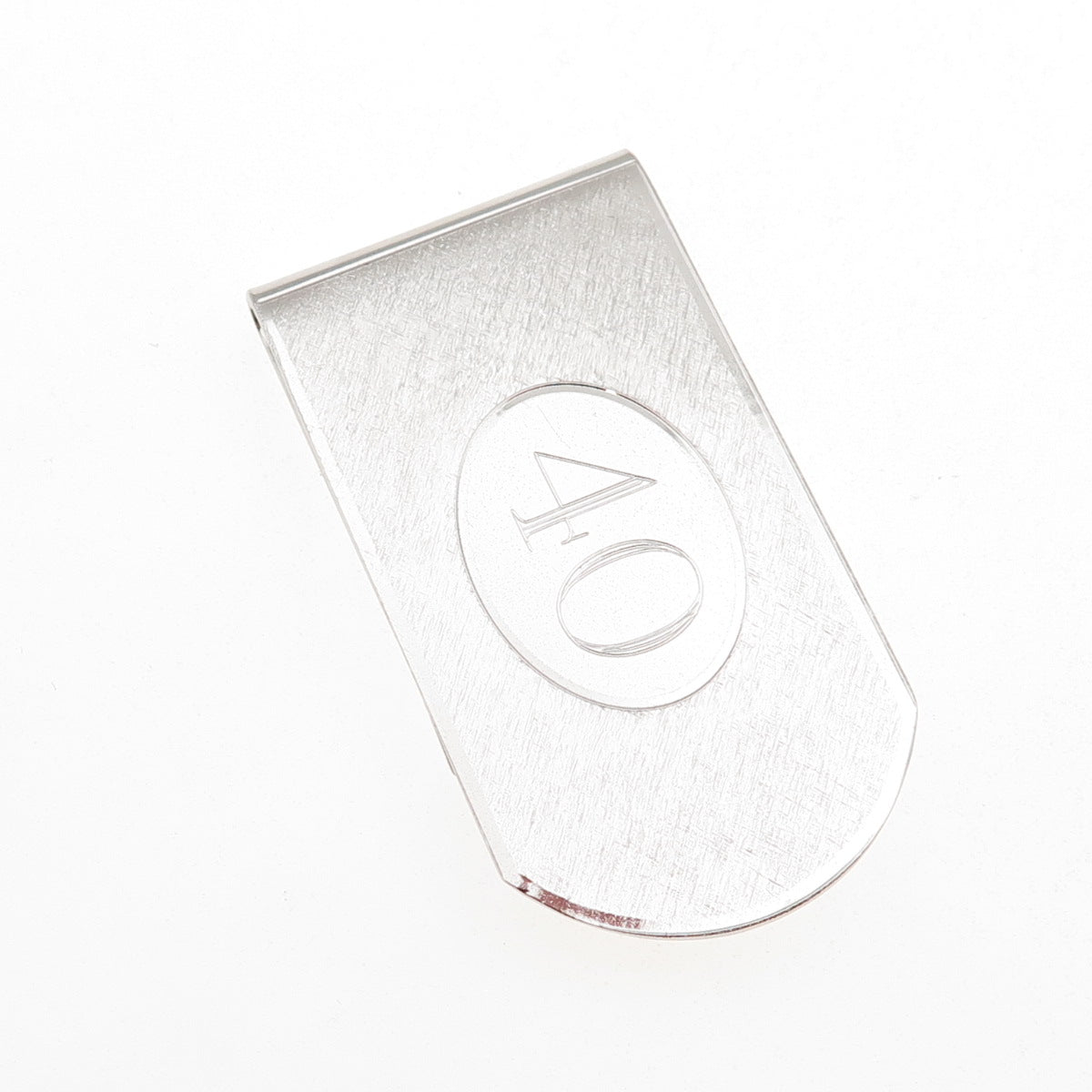 Dolan & Bullock 925 Sterling Silver Vintage Lucky Number 40 Money Clip