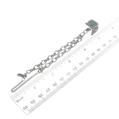 JAMES AVERY 925 Sterling Silver Vintage Holy Spirit Pill Box Charm Bracelet 7"