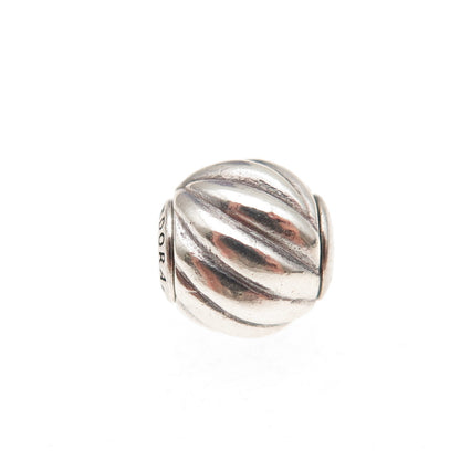 Pandora 925 Sterling Silver Essence Health Slide Bead Charm
