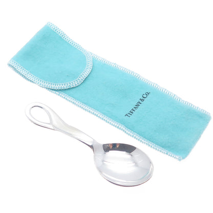 TIFFANY & CO Elsa Peretti 925 Sterling Silver Vintage Padova Baby Spoon w/ Pouch