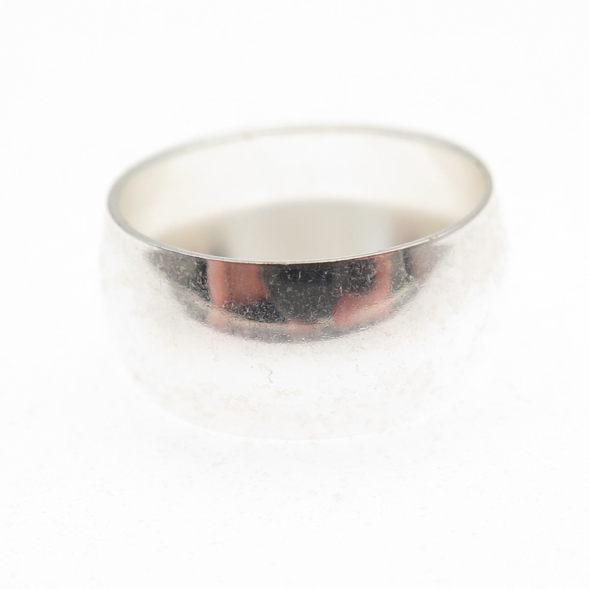 925 Sterling Silver Vintage Wide Band Ring Size 7