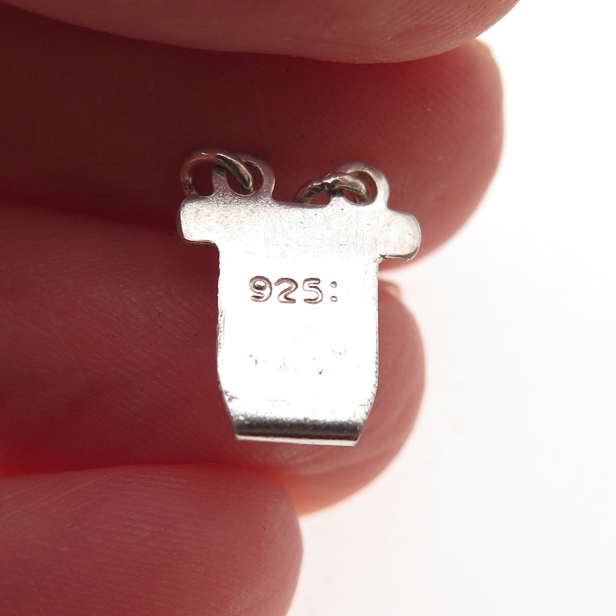 925 Sterling Silver Vintage Bracelet / Necklace Box Lock Clasp