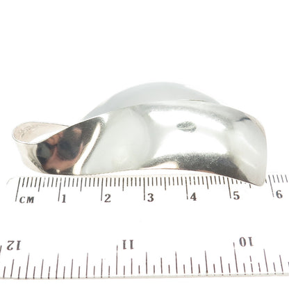 SUZENNE SYZ 925 Sterling Silver Vintage Modernist Handmade Pin Brooch