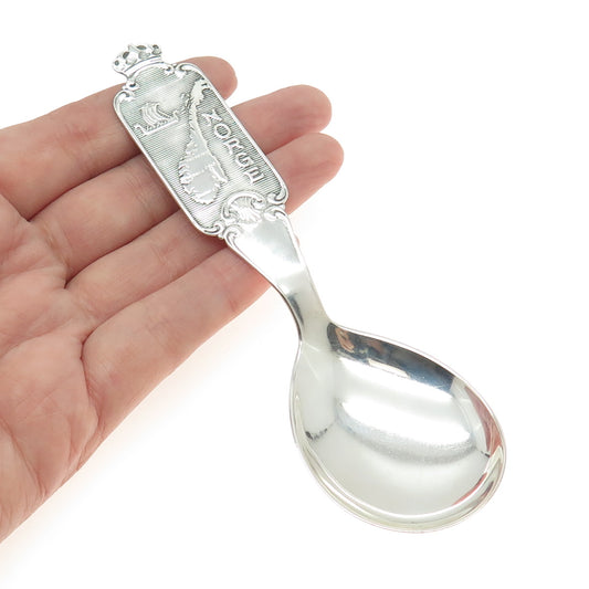 SAETHERS GULL 830S Silver Vintage Norway Baby Spoon