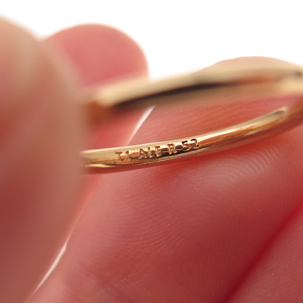 Pandora Gold Plated C Z Shimmering Puzzle Heart Frame Ring Size 6