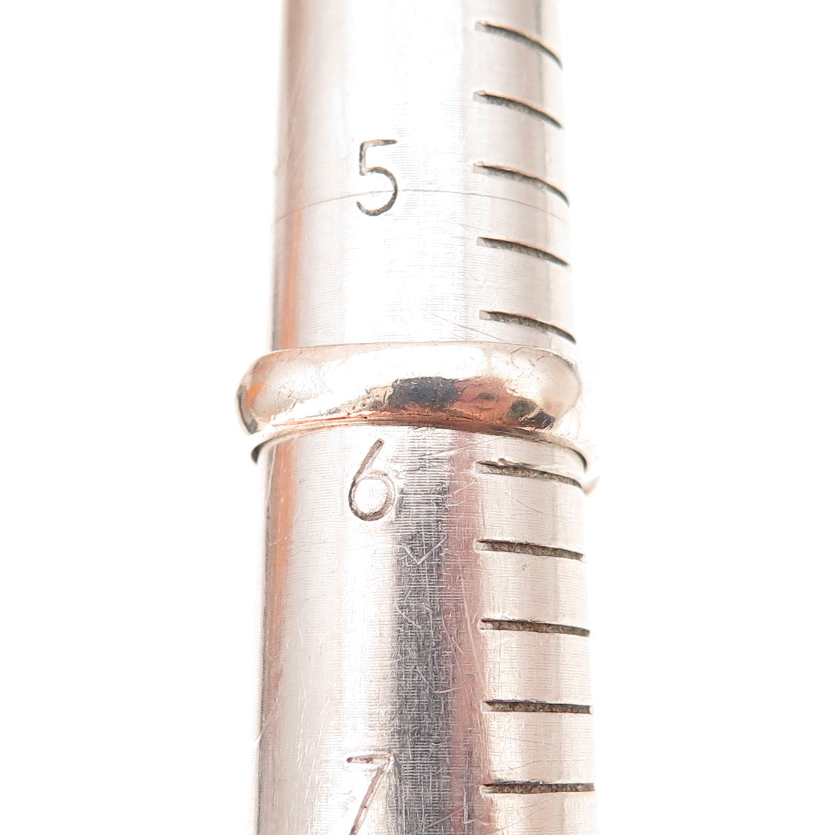 925 Sterling Silver 14K Gold Vintage Dotted Modernist Oxidized Wavy Ring Size 6