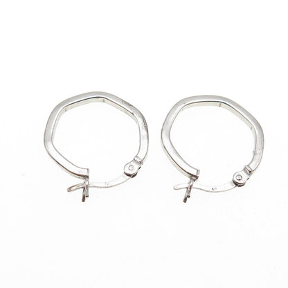 925 Sterling Silver Hoop Earrings
