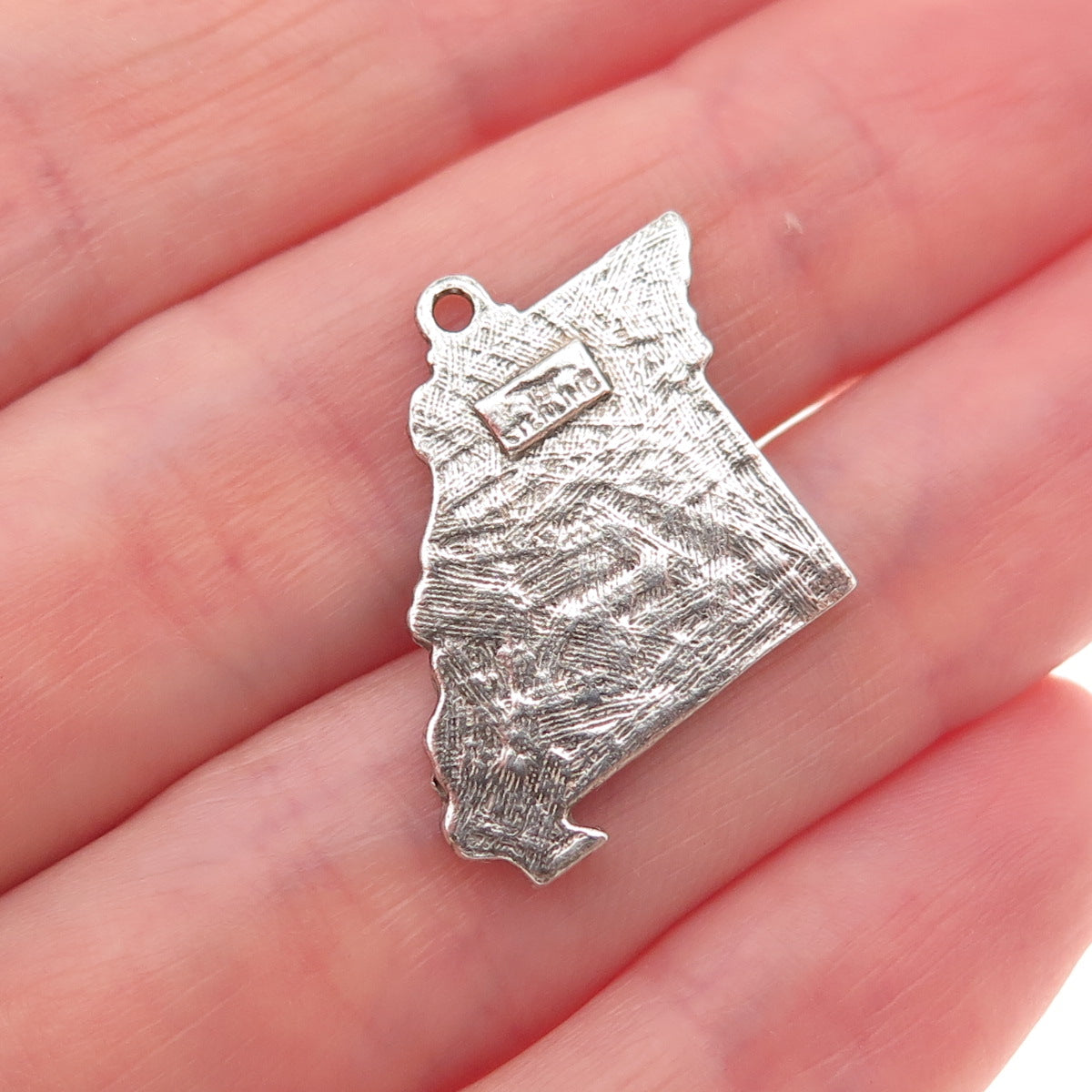 Bell Trading Post 925 Sterling Silver Vintage Missouri State Mini Charm Pendant